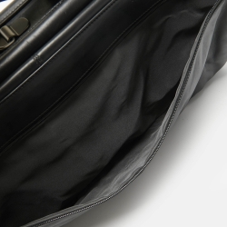 Pre Owned TUMI Black Leather G4 Tri Fold Garment Bag