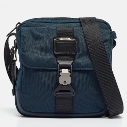 TUMI Navy Blue Nylon Alpha Bravo Junior Messenger Bag