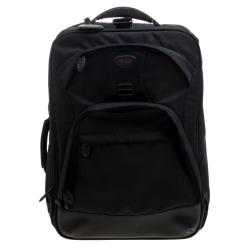 Tumi Black Nylon T2 Wheeled Backpack