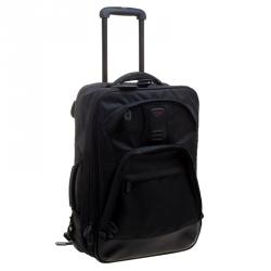 Tumi Black Nylon T2 Wheeled Backpack