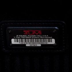 Pre Owned Tumi Black Nylon Ballistic Carry on Rolling Luggage