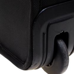 Pre Owned Tumi Black Nylon Ballistic Carry on Rolling Luggage