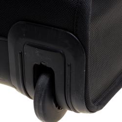 Pre Owned Tumi Black Nylon Ballistic Carry on Rolling Luggage