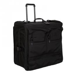Pre Owned Tumi Black Nylon Ballistic Wheel-A-Way Wardrobe Long Trip Luggage