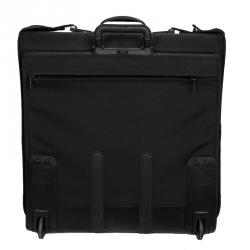 Pre Owned Tumi Black Nylon Ballistic Wheel-A-Way Wardrobe Long Trip Luggage