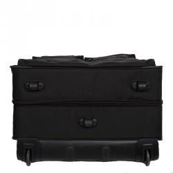 Pre Owned Tumi Black Nylon Ballistic Wheel-A-Way Wardrobe Long Trip Luggage