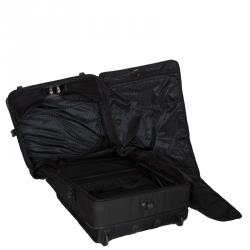 Pre Owned Tumi Black Nylon Ballistic Wheel-A-Way Wardrobe Long Trip Luggage