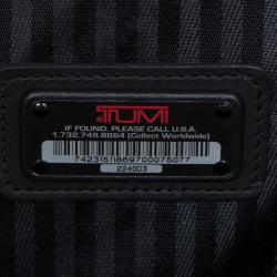 Pre Owned Tumi Black Nylon Ballistic Wheel-A-Way Wardrobe Long Trip Luggage