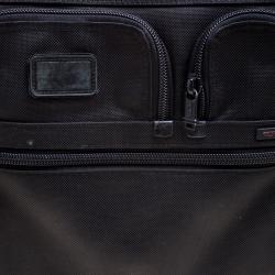 Tumi Black Nylon Alpha Two Wheel Deluxe Brief Luggage