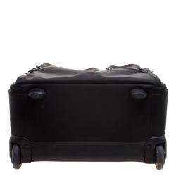 Tumi Black Nylon Alpha Two Wheel Deluxe Brief Luggage