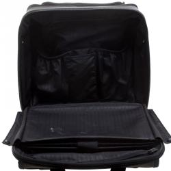 Tumi Black Nylon Alpha Two Wheel Deluxe Brief Luggage