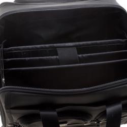 Tumi Black Nylon Alpha Two Wheel Deluxe Brief Luggage