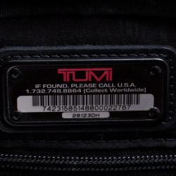Tumi Black Nylon Alpha Two Wheel Deluxe Brief Luggage