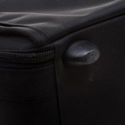 Tumi Black Nylon Alpha Two Wheel Deluxe Brief Luggage