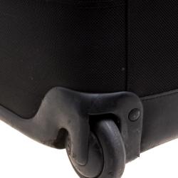 Tumi Black Nylon Alpha Two Wheel Deluxe Brief Luggage