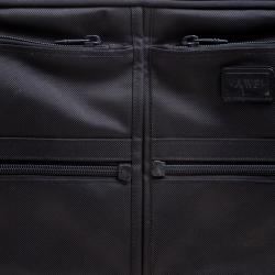 Pre Owned Tumi Black Nylon Carry On Garment Rolling Suitcase