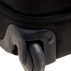 Pre Owned Tumi Black Nylon Carry On Garment Rolling Suitcase