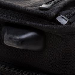 Pre Owned Tumi Black Nylon Carry On Garment Rolling Suitcase