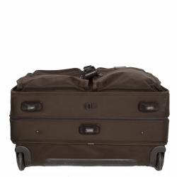 Tumi Brown Nylon Carry On Garment Rolling Suitcase 55cm