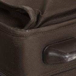 Tumi Brown Nylon Carry On Garment Rolling Suitcase 55cm