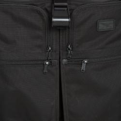 Pre Owned Tumi Black Nylon Carry On Garment Rolling Suitcase 55cm