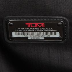 Pre Owned Tumi Black Nylon Carry On Garment Rolling Suitcase 55cm