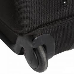 Pre Owned Tumi Black Nylon Carry On Garment Rolling Suitcase 55cm