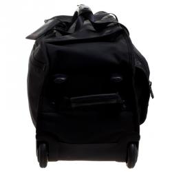 Tumi Black Nylon Alpha Lightweight Wheeled Carry-On Duffel
