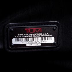 Pre Owned Tumi Black Ballistic Nylon 2 Wheeled Carry-on Alpha Extended Garment Bag