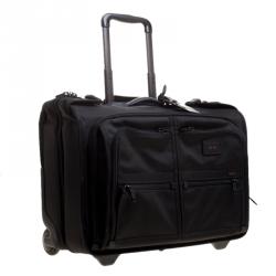 Tumi Black Ballistic Nylon 2 Wheeled Carry-on Alpha Garment Bag