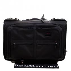 Tumi Black Ballistic Nylon 2 Wheeled Carry-on Alpha Garment Bag