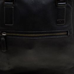 Pre Owned Tumi Black Leather Soft Briefcase