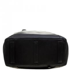 Pre Owned Tumi Black Leather Soft Briefcase