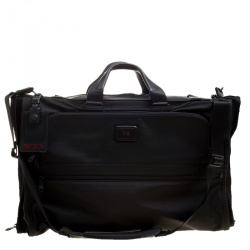 Tumi Black Nylon Tri Fold Alpha II Garment Travel Bag