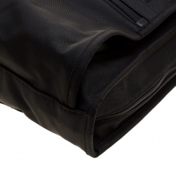 Tumi Black Nylon Tri Fold Alpha II Garment Travel Bag