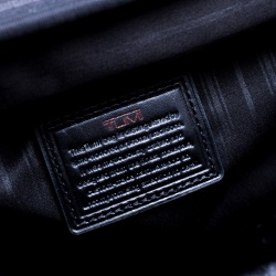 TUMI Black Nylon Two Wheel Alpha Brief with Laptop Case 