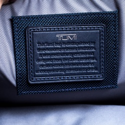TUMI Balck/Dark Blue Nylon and Leather Global Limited Edition Backpack