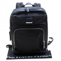 TUMI Balck/Dark Blue Nylon and Leather Global Limited Edition Backpack