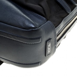 TUMI Balck/Dark Blue Nylon and Leather Global Limited Edition Backpack