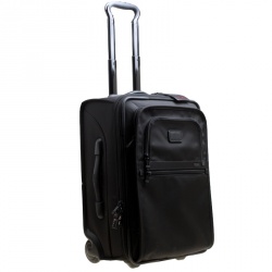 Pre Owned Tumi Black Nylon 2 Wheeled Expandable Carry on Luggage Bag