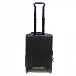 Pre Owned Tumi Black Nylon 2 Wheeled Expandable Carry on Luggage Bag