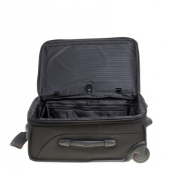 Pre Owned Tumi Black Nylon 2 Wheeled Expandable Carry on Luggage Bag