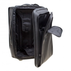 Pre Owned Tumi Black Nylon 2 Wheeled Expandable Carry on Luggage Bag