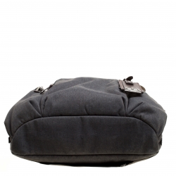 Pre Owned Tumi Grey Denim Laptop Briefcase Bag