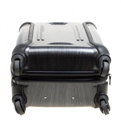 Tumi Grey Graphic Print Polycarbonate Carry On Luggage 50