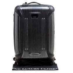 Tumi Grey Graphic Print Polycarbonate Carry On Luggage 50