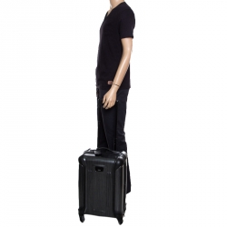 Tumi Grey Graphic Print Polycarbonate Carry On Luggage 50
