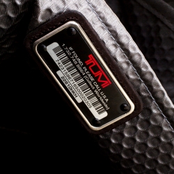 Tumi Black/Brown Fabric and Leather Briefcase