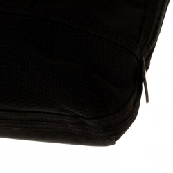 Tumi Black/Brown Fabric and Leather Briefcase