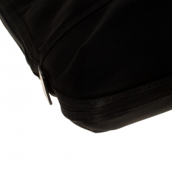 Tumi Black/Brown Fabric and Leather Briefcase
